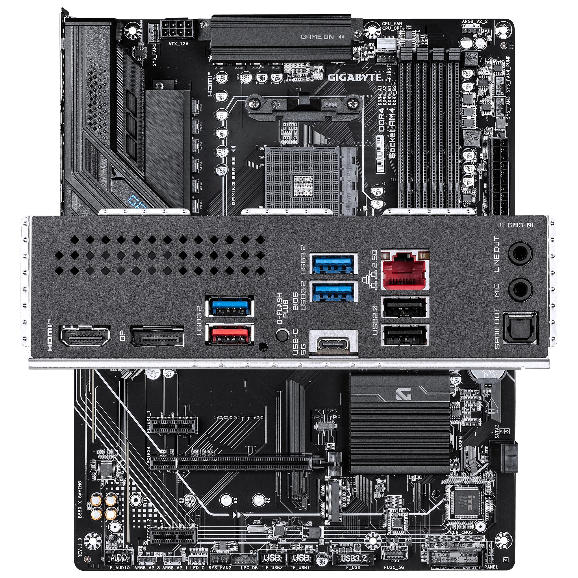 Gigabyte B550 X GAMING (Rev. 1.x)/ AM4/ ATX 