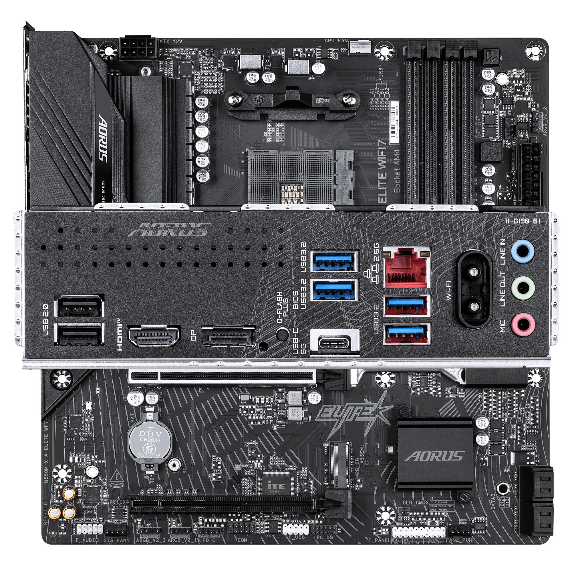 Gigabyte B550 X AORUS ELITE WIFI7/ AM4/ mATX 