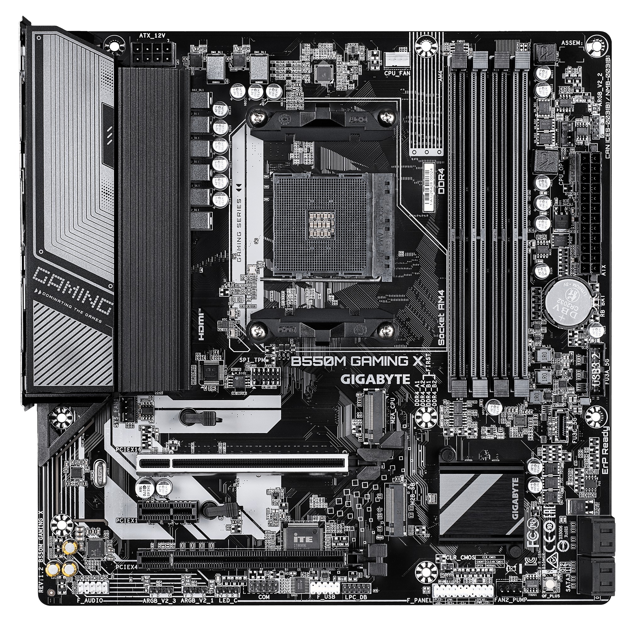 Gigabyte B550 GAMING X (Rev. 1.2)/ AM4/ mATX 