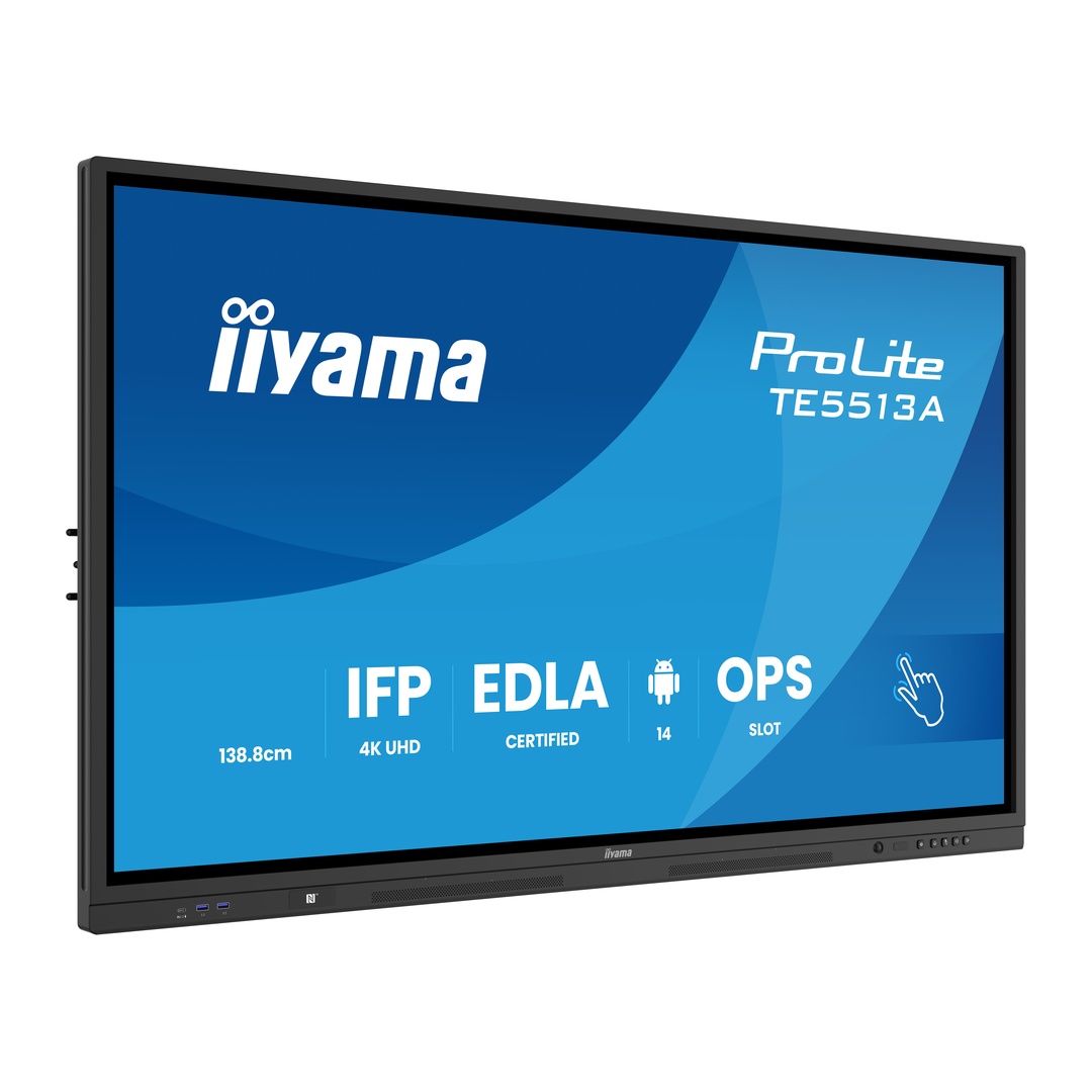 55" iiyama TE5513A-B3AG: IPS, 4K, 40P, EDLÁ 