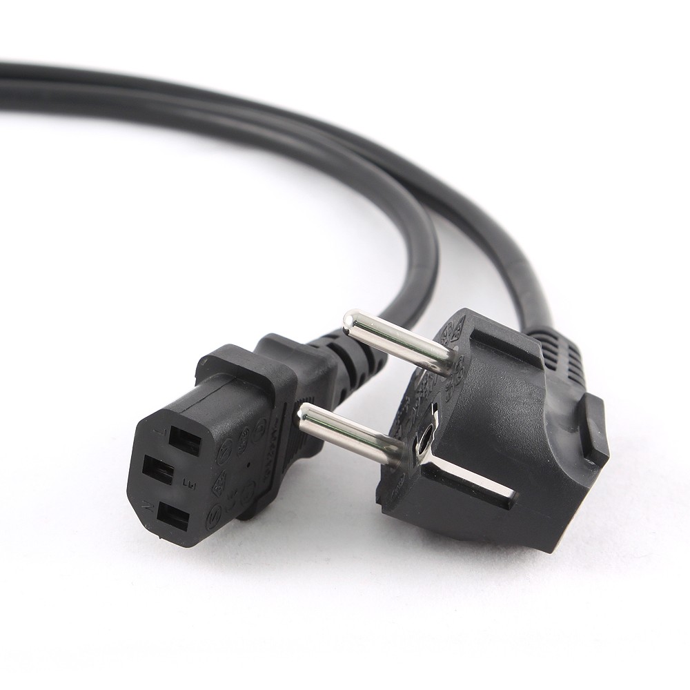 Kábel CABLEXPERT sieťový 1, 8m 220/ 230V napájací, VDE