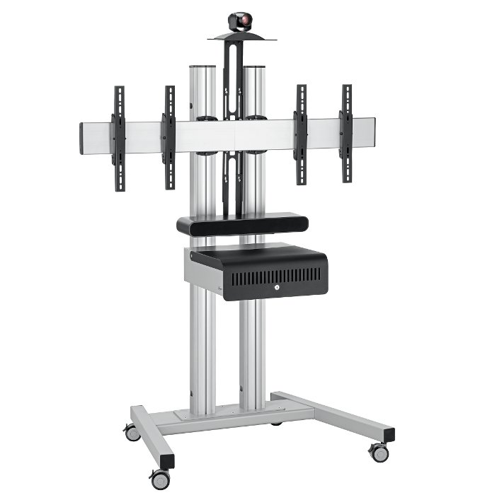Vogel"s PFT8530S pojazdný podstavec Connect-it Floor strieborný 