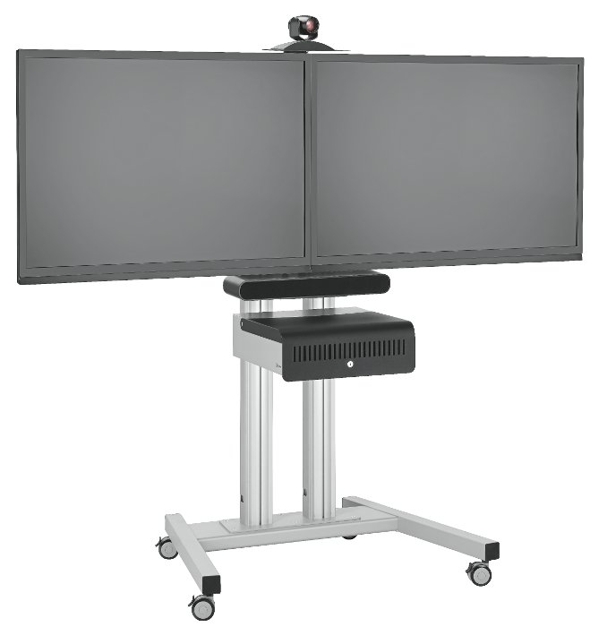 Vogel"s PFT8530S pojazdný podstavec Connect-it Floor strieborný 