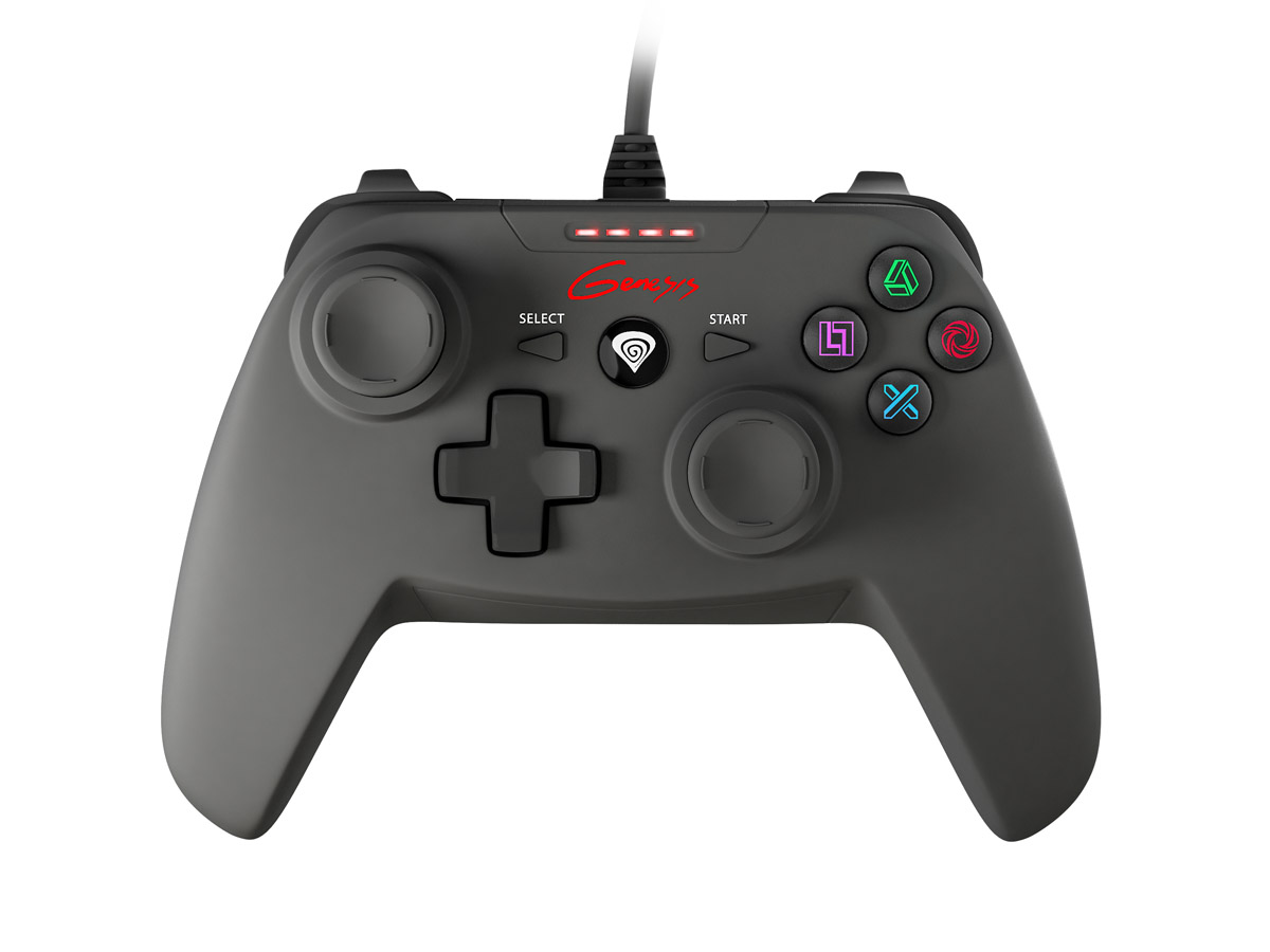 Drôtový gamepad Genesis P58, pre PS3/ PC, vibrácie 