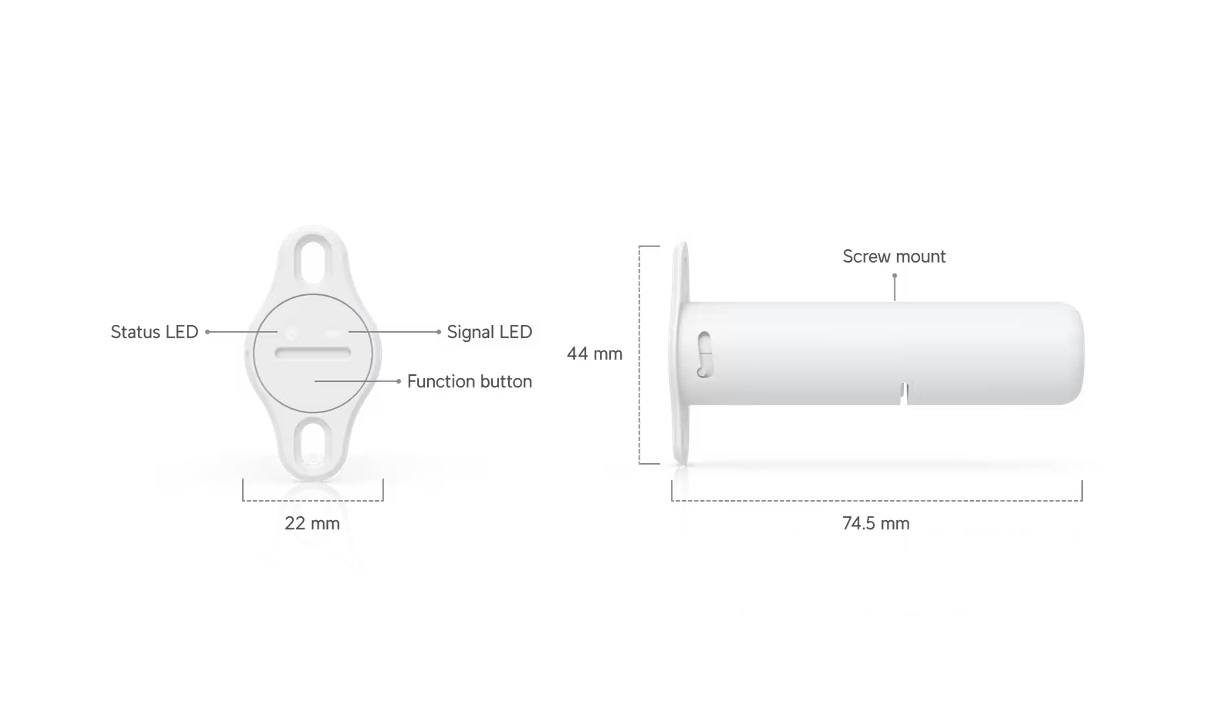 Ubiquiti USL-Entry-R, UniFi Protect Recessed Entry Sensor 