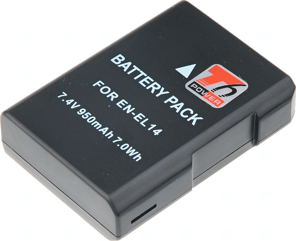 Batéria T6 Power Nikon EN-EL14, EN-EL14a, EN-EL14e, 950mAh, 7Wh 