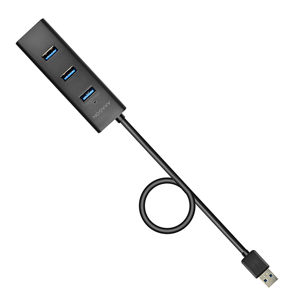 AXAGON HUE-S2BP, 4x USB 3.0 CHARGING hub, vr. AC adaptéra, kábel USB-A 1.2m 