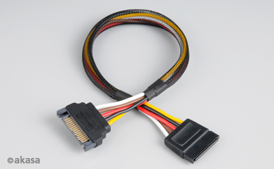Predlžovací napájací SATA 15pin kábel - 30 cm