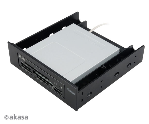 AKASA 3.5"/ SSD/ HDD adaptér do 5, 25" pozície 