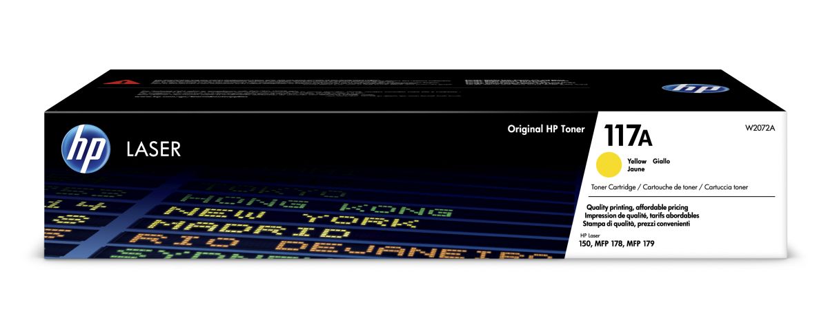 HP 117A Žltý Laser Toner, W2072A