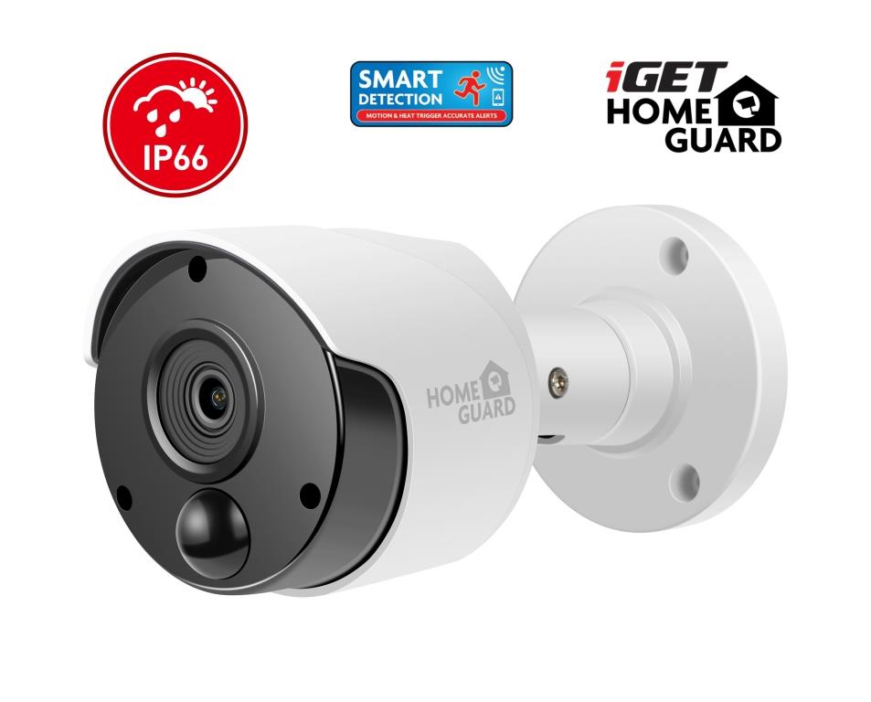 iGET HGNVK85304 - Kamerový PoE FullHD set, 8CH NVR + 4x IP 1080p kamera, SMART detekcia, W/ M/ Andr/ iOS 