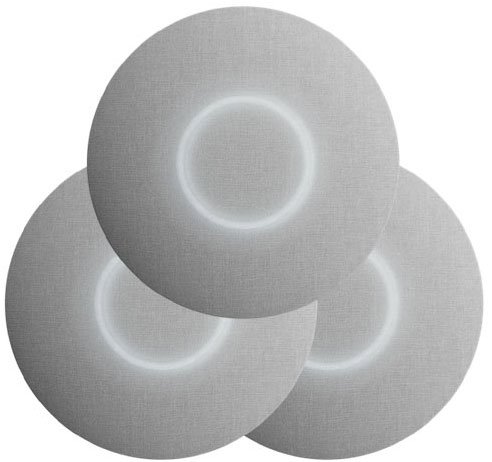 Ubiquiti kryt pre UAP-nanoHD, U6 Lite a U6+, motív tkaniny, 3 kusy