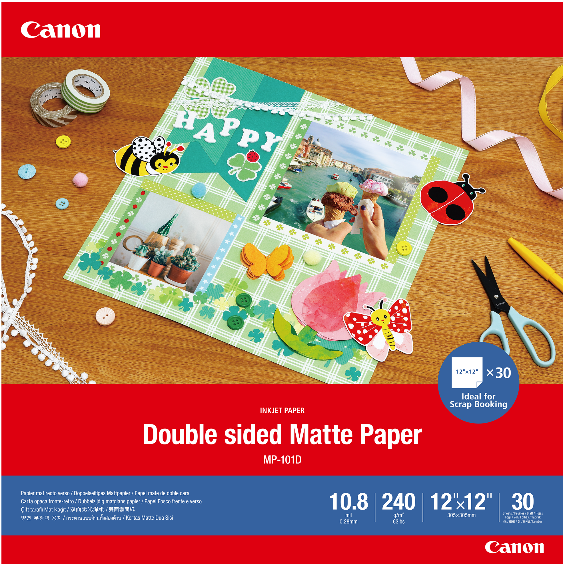 Canon MP-101D Matný papier 12x12