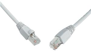 SOLARIX patch kábel CAT6 SFTP PVC 0, 5m šedý snag-proof
