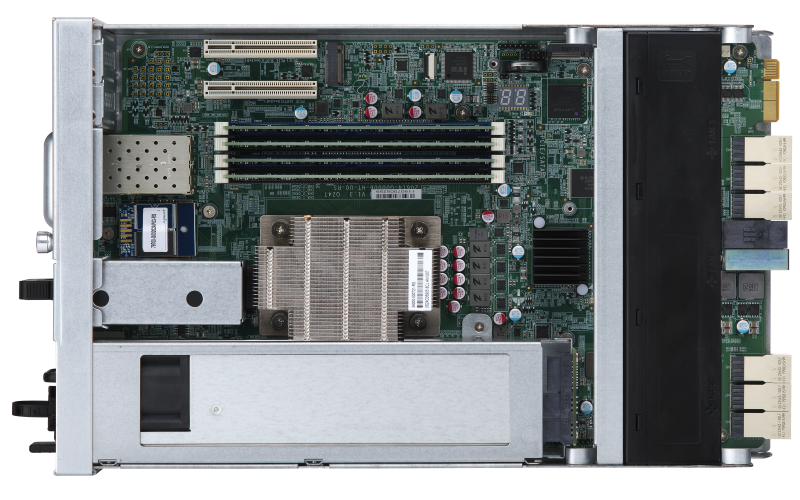 QNAP ES2486dc-2142IT-128G (all-flash ZFS NAS, duálny radič, 2x Xeon, 2x 64GB RAM, 24x 2, 5" SAS) 
