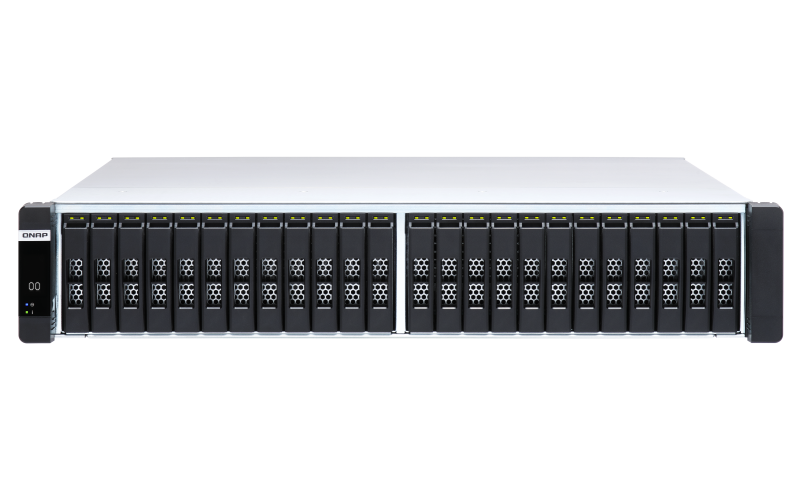 QNAP ES2486dc-2142IT-128G (all-flash ZFS NAS, duálny radič, 2x Xeon, 2x 64GB RAM, 24x 2, 5