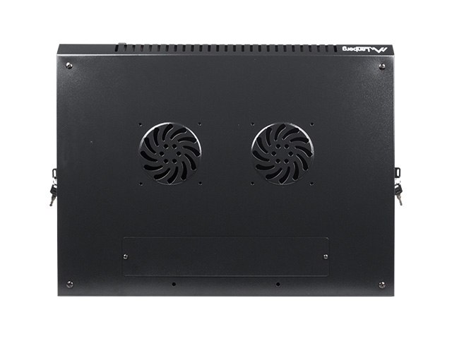 Nástenný rack 19"" 12U 600X450mm čierny flat pack 