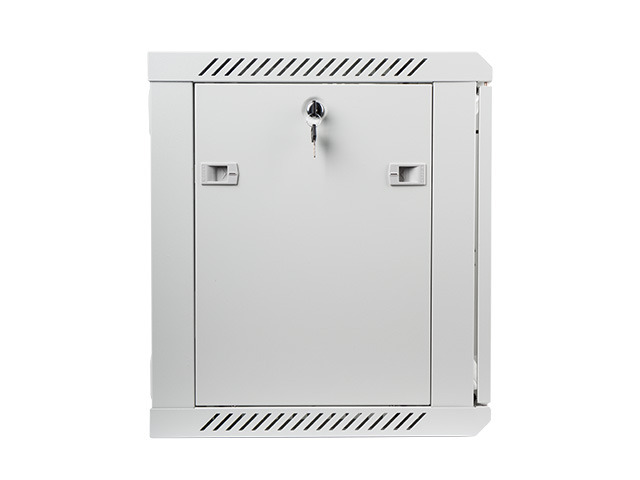 Nástenný rack 19"" 9U 600X450mm sivý flat pack 