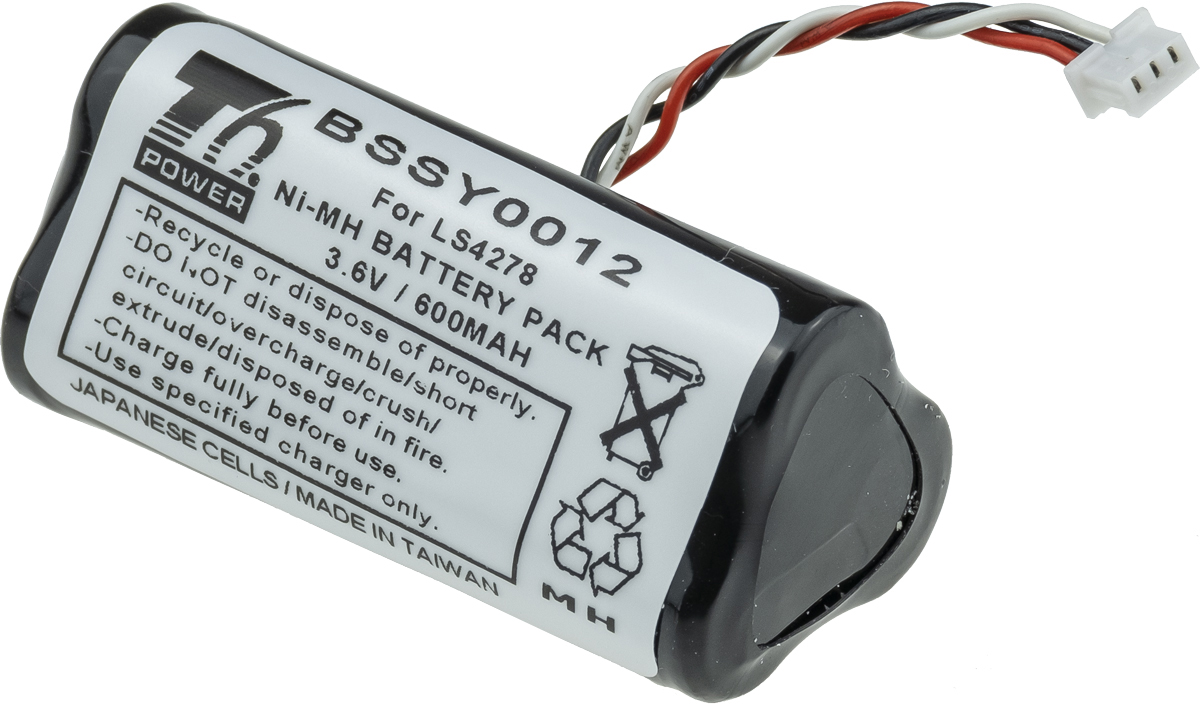 Batéria T6 Power pre Symbol Motorola Zebra LI4278, LS4278, DS6878, 600mAh, 2, 16Wh, Ni-Mh