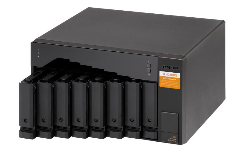 QNAP TL-D800S - úložná jednotka JBOD SATA (8x SATA), desktop 