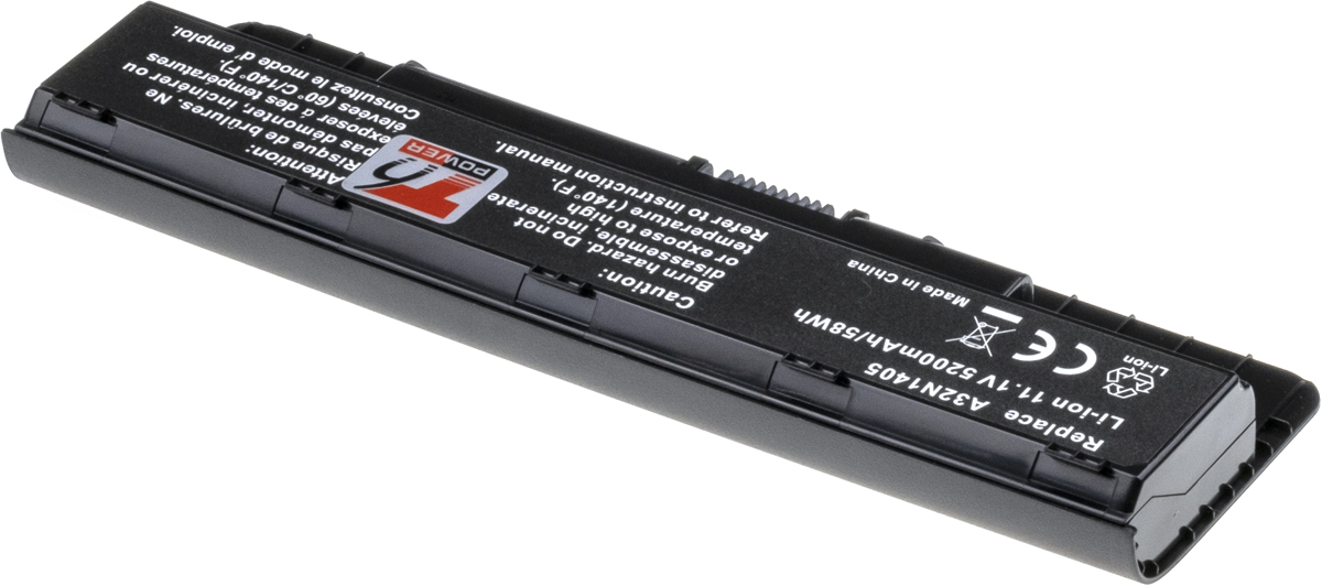 Batéria T6 Power Asus G741, G771, R555, R751, N551, N751, G551, GL551, 5200mAh, 58Wh, 6cell 
