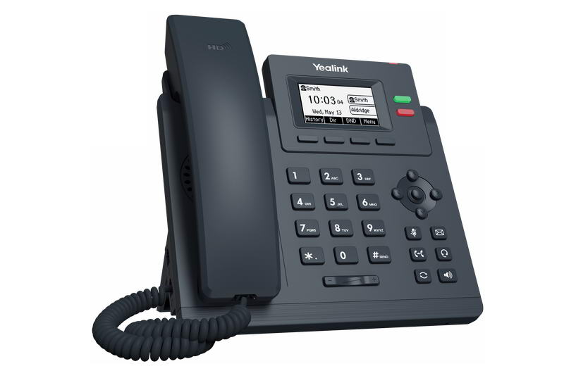 Yealink SIP-T31G SIP telefón, PoE, 2, 3" 132x64 podsv. LCD, x SIP úč., GigE 