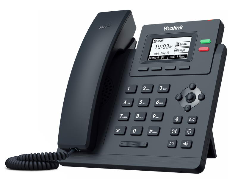 Yealink SIP-T31G SIP telefón, PoE, 2, 3" 132x64 podsv. LCD, x SIP úč., GigE 
