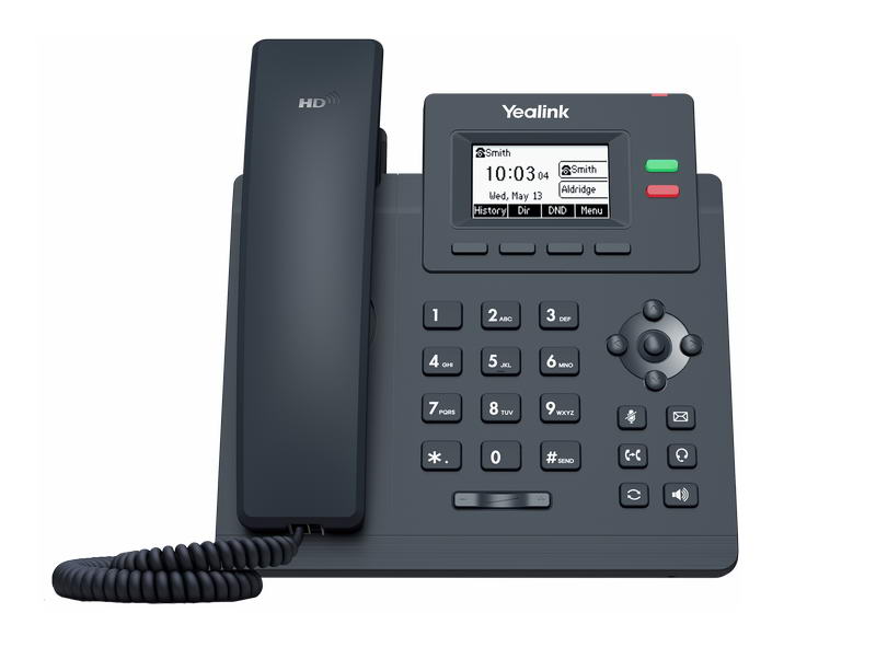 Yealink SIP-T31G SIP telefón, PoE, 2, 3