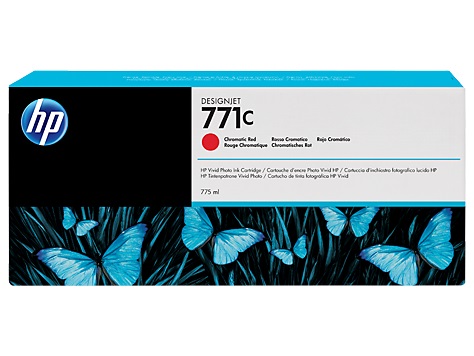 HP no 771C červená ink.kazeta, B6Y08A