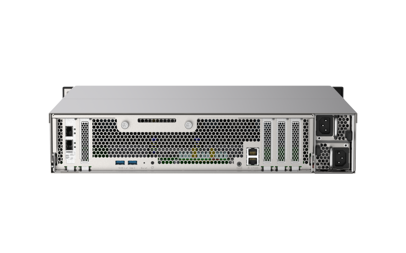 QNAP TS-h2490FU-7302P-128G (EPYC 3, 3 GHz, ZFS, 128 GB ECC RAM, 24 x 2, 5" U.2, 2 x 2, 5 GbE, 4 x 25 GbE) 