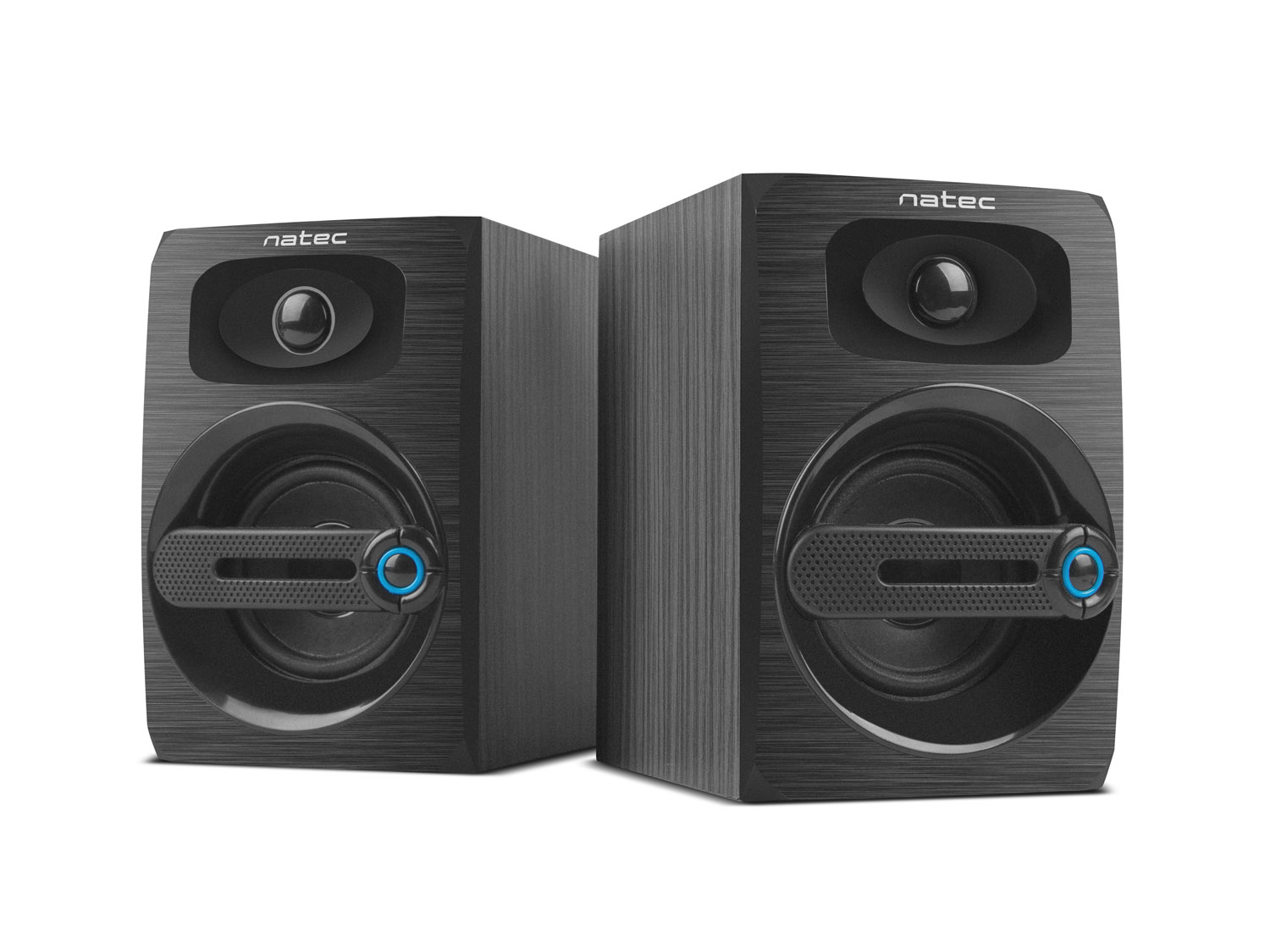 Natec reproduktory COUGAR/ Stereo/ 6W/ Čierna 