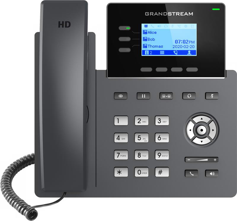 Grandstream GRP2603P SIP telefón, 2, 48