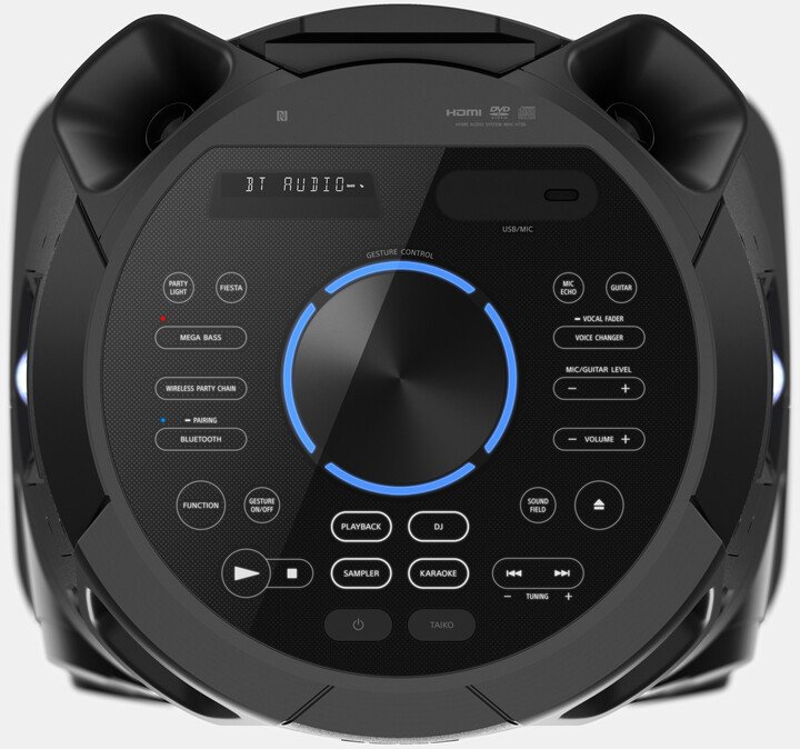 Sony bezdr. reproduktor MHC-V73D, čierny 