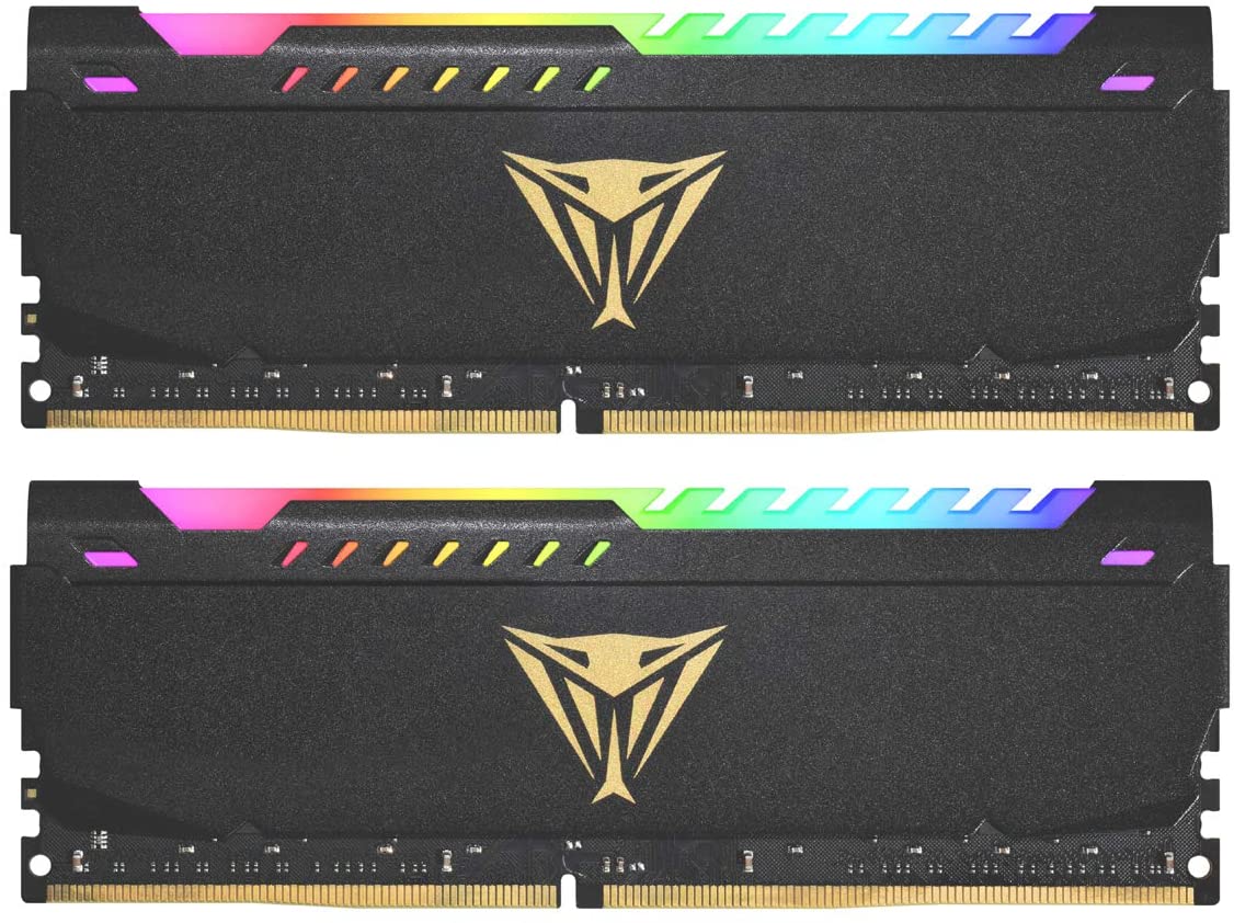 Patriot Viper/ DDR4/ 64GB/ 3600MHz/ CL20/ 2x32GB/ RGB/ Black