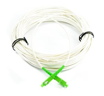SC/ APC - SC/ APC simplex 9/ 125 SM 5m arm.biely 3mm B3 LSZH