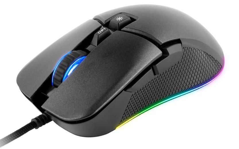 C-TECH Dawn/ Herná/ Optická/ Pre pravákov/ 6 400 DPI/ Drôtová USB/ Čierna 