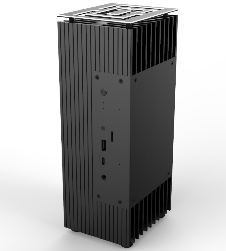 AKASA Turing A50 V2/ UCFF 4" x 4"/ Čierna 