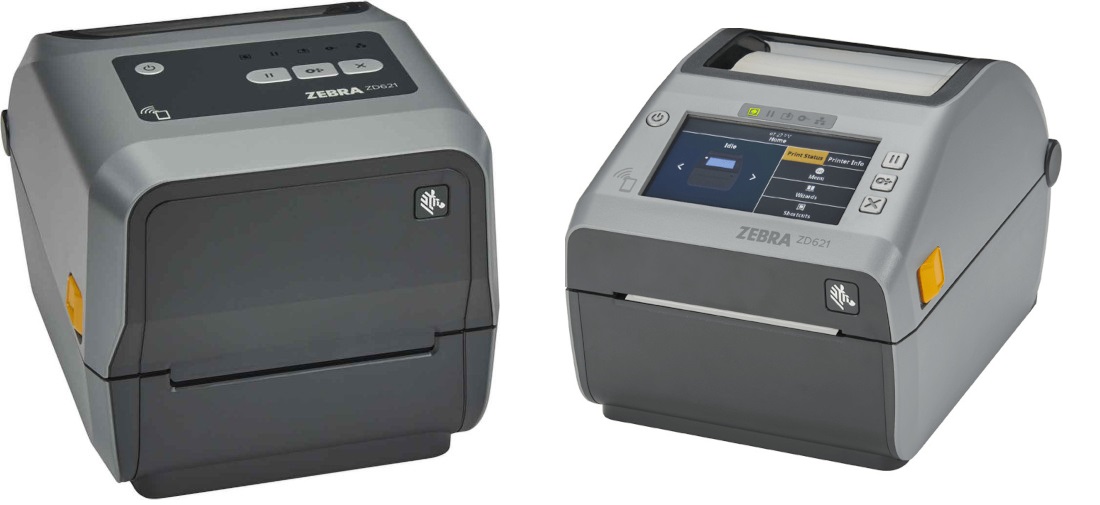 ZD621t - TT, LCD, 203 dpi, USB, LAN, Wi-Fi, BT