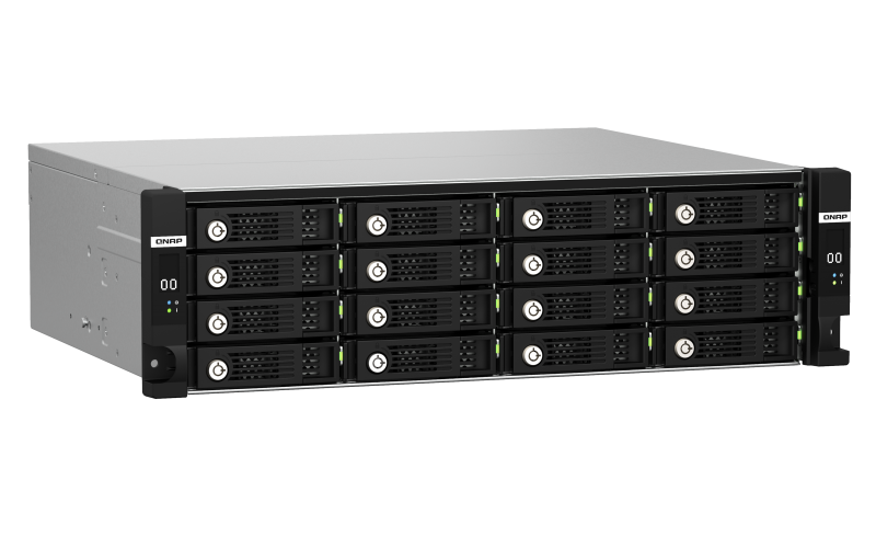 QNAP TL-R1620Sdc - 16 pozičný 3U SAS 12Gbps JBOD dual controller rozširovacia jednotka 