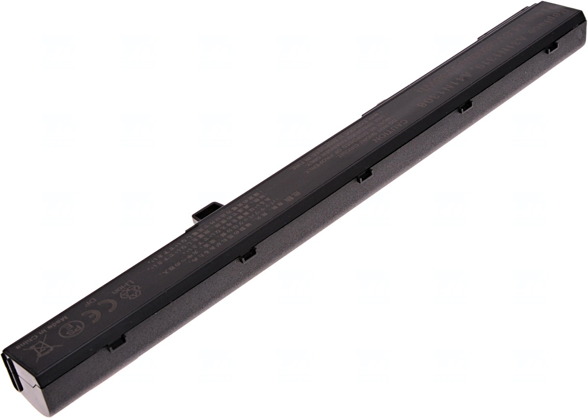 Batéria T6 Power pre Asus X451, X551, F551, P551, R411, R512, RX551, F451, 2600mAh, 38Wh, 4cell 