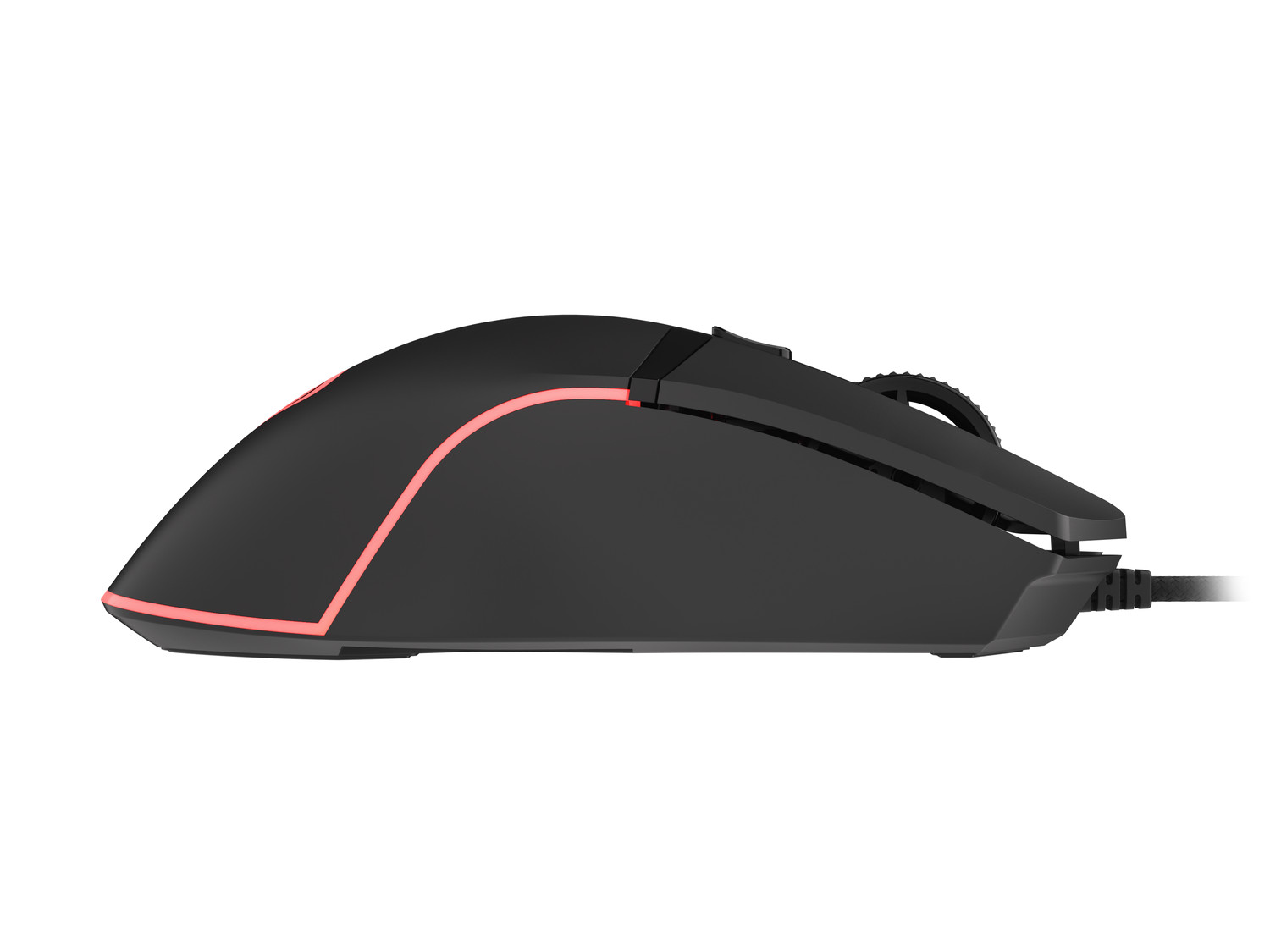 Genesis herná optická myš KRYPTON 220/ RGB/ 6400 DPI/ Herná/ Optická/ 6 000 DPI/ Drôtová USB/ Čierna 