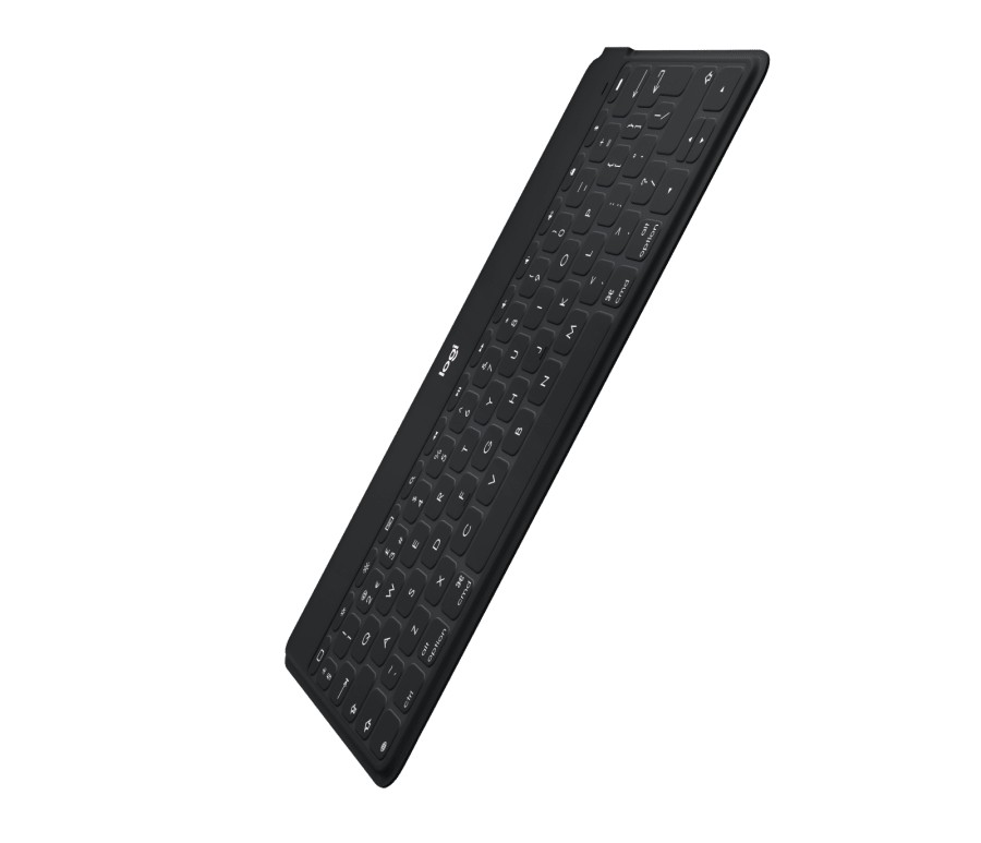 Logitech KEYS TO GO/ Bezdrôtová Bluetooth/ UK layout/ Čierna 