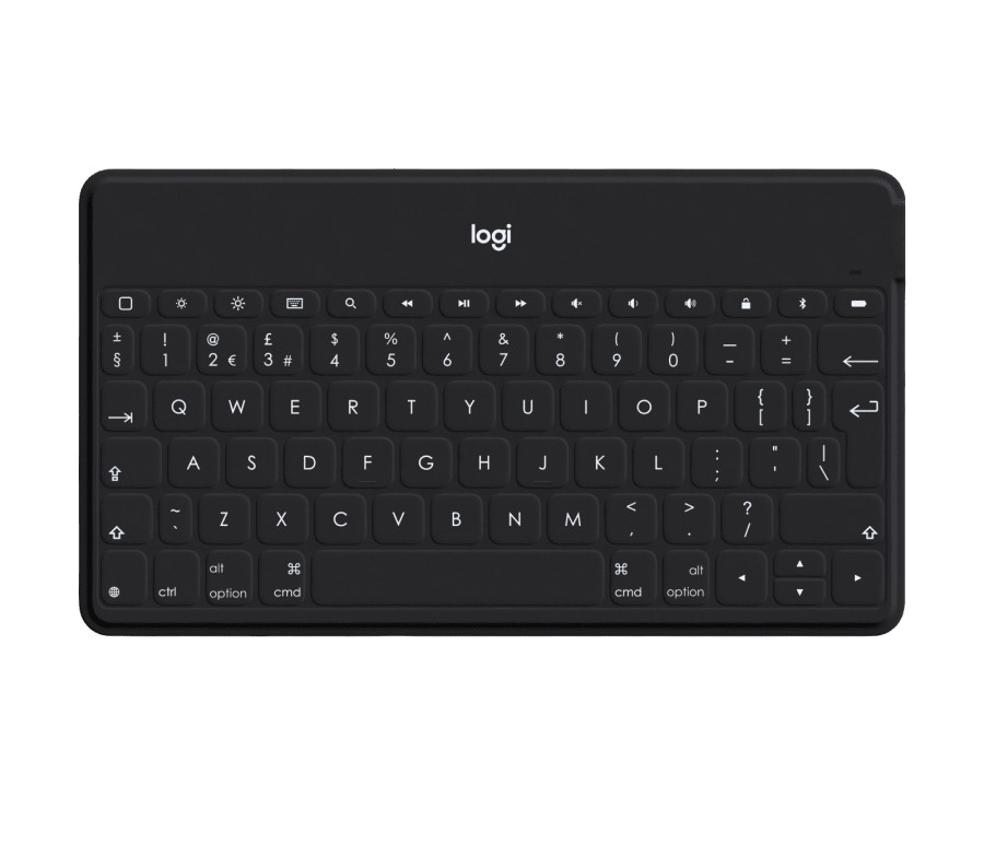 Logitech KEYS TO GO/ Bezdrôtová Bluetooth/ UK layout/ Čierna 