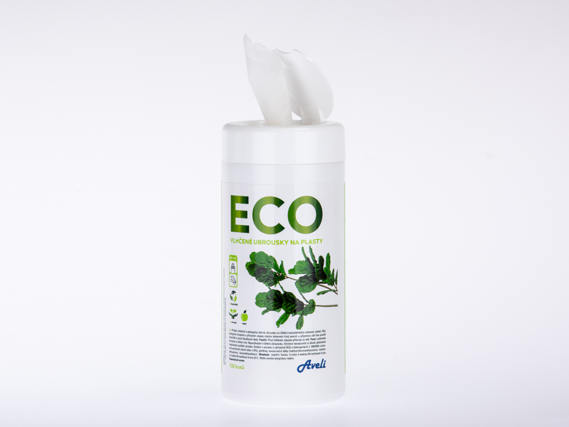 AVELI ECO vlhčené obrúsky na plasty 
