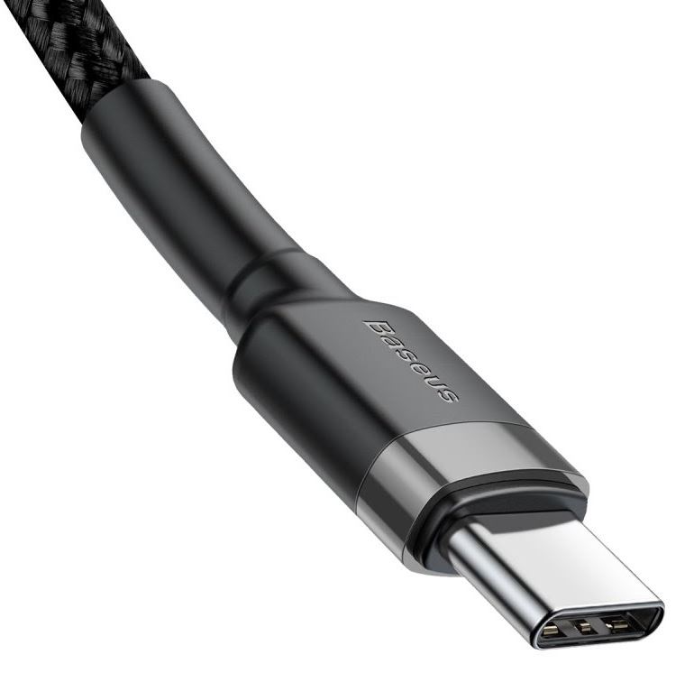 Baseus CATKLF-HG1 Cafule Kábel USB-C 60W 2m Gray/ Black 