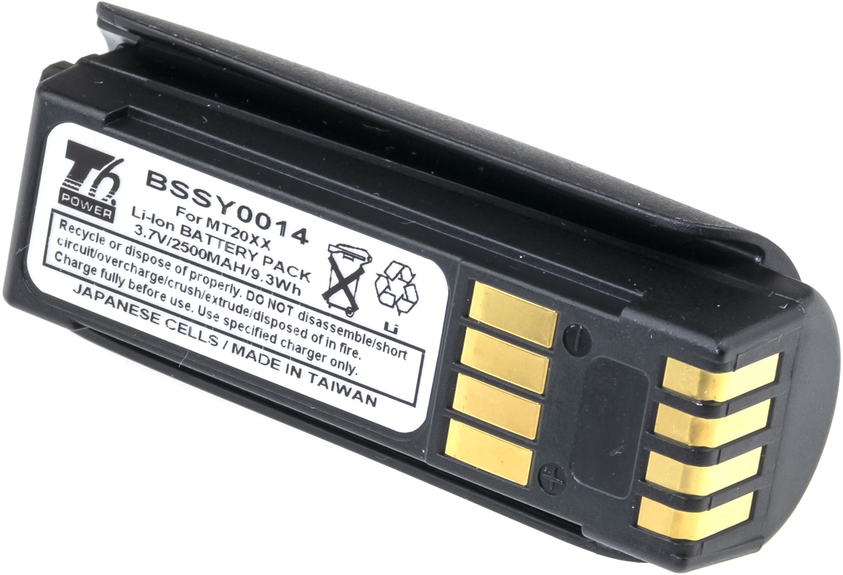 Batéria T6 Power pre Symbol Motorola Zebra MT2000, MT2070, MT2090, 2500mAh, 9, 3Wh, Li-ion