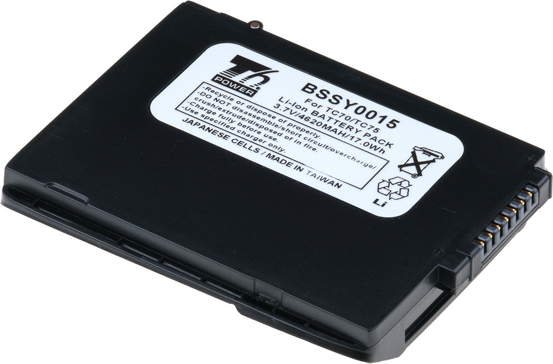 Batéria T6 Power pre Symbol Zebra Motorola TC70, TC75, TC700, TC70x, TC75x, 4620mAh, 17Wh, Li-ion