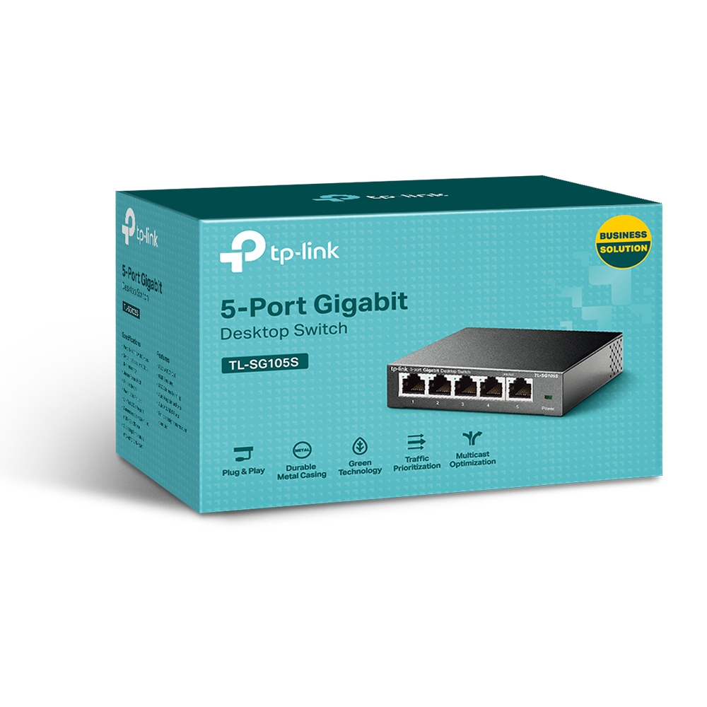 TP-Link TL-SG105S 5x Gigabit Desktop Switch 