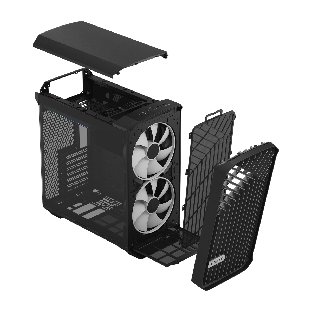 Fractal Design Torrent Compact RGB Black TG Light/ Midi Tower/ Transpar./ Čierna 
