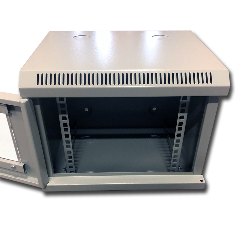 10" rack jednodielny 6U/ 280 DATACOM šedý Skl.dv. 
